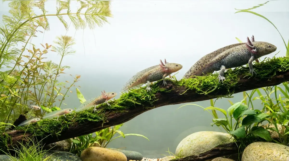 【早見表】月齢別・ウーパールーパーの成長目安