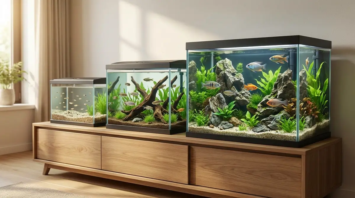 成長段階別・水槽サイズと飼育環境の目安