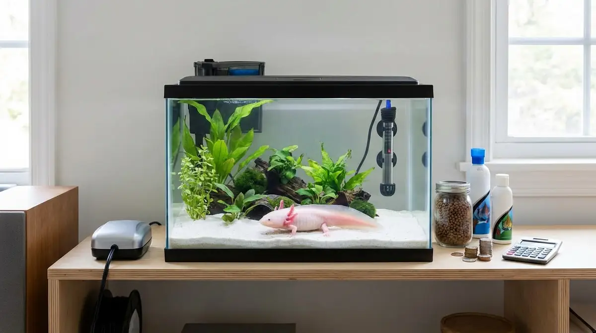 ウーパールーパーの飼育に必要なものと初期費用