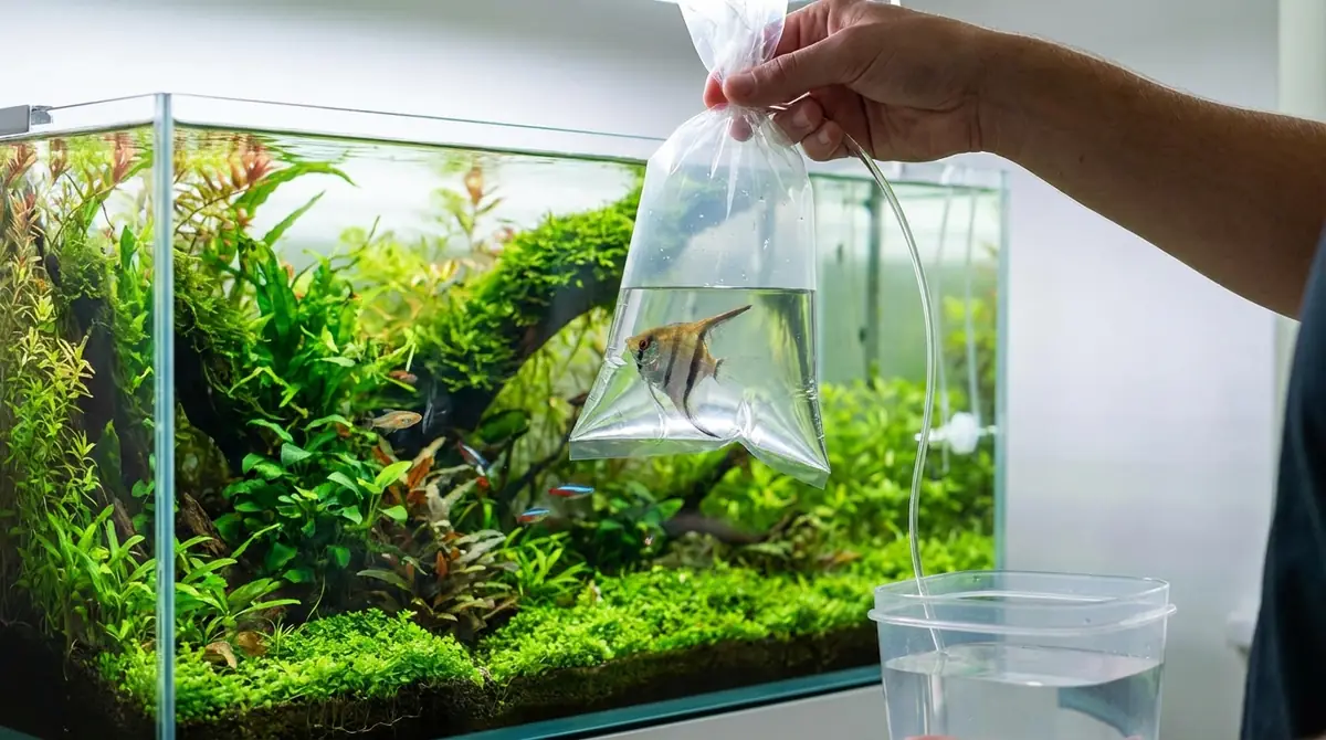 お迎えと水合わせの方法