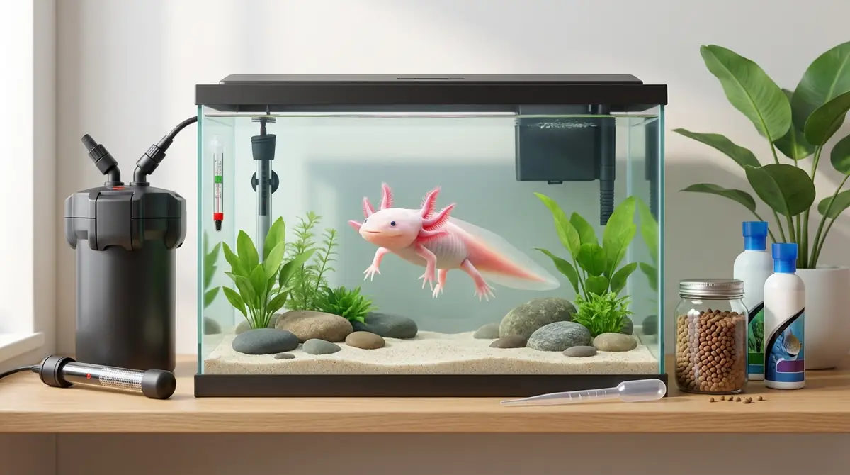 ウーパールーパーの飼育に必要なもの一覧