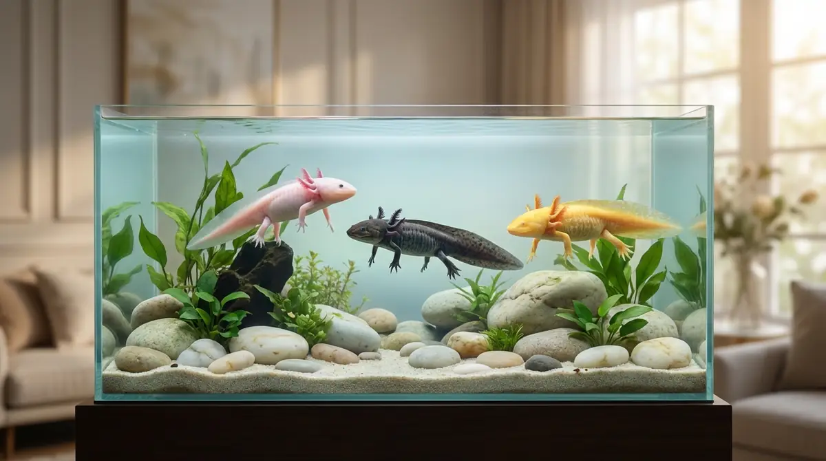 ウーパールーパーの種類｜代表的なカラーバリエーション