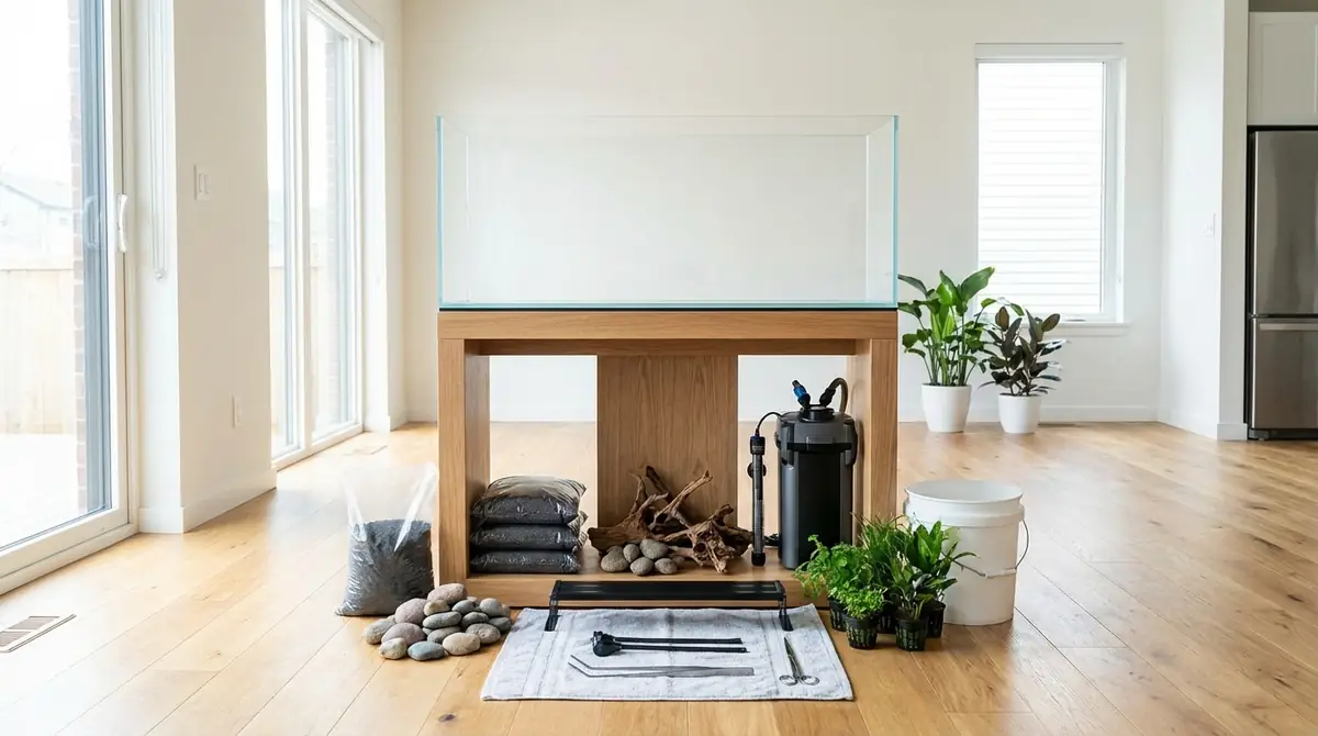 水槽セッティングの手順|お迎え前の準備を完璧に