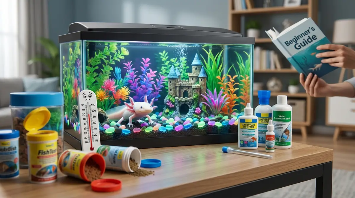 ウーパールーパー飼育で初心者がやりがちな失敗5選