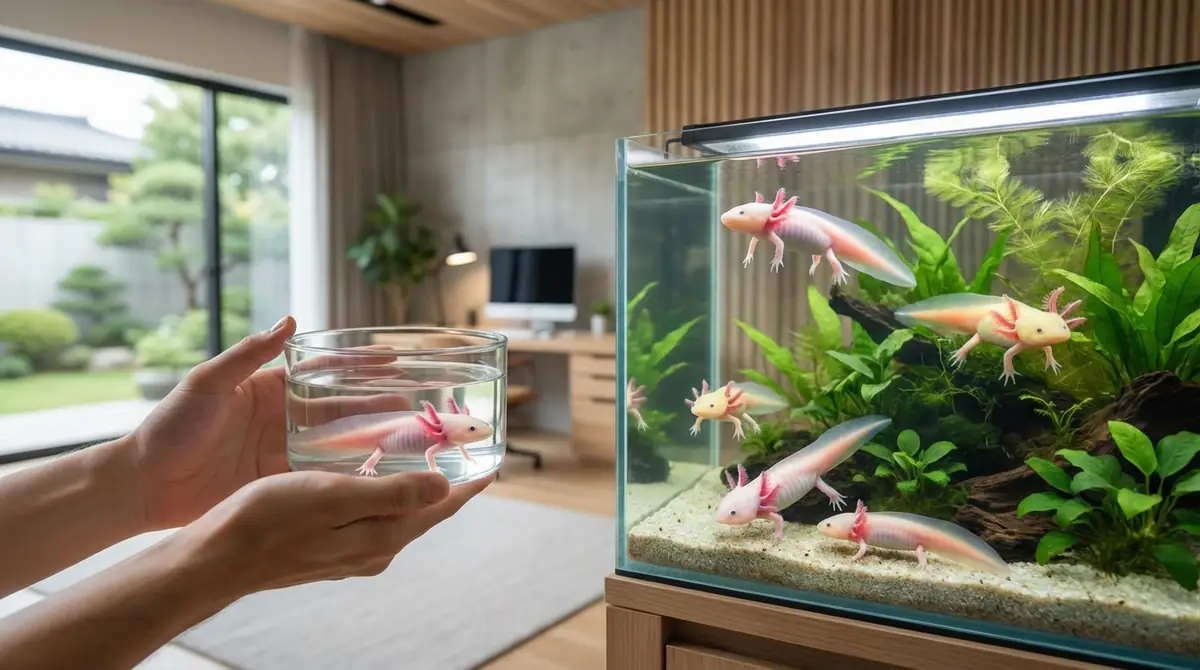 ウーパールーパーの入手方法と健康な個体の選び方