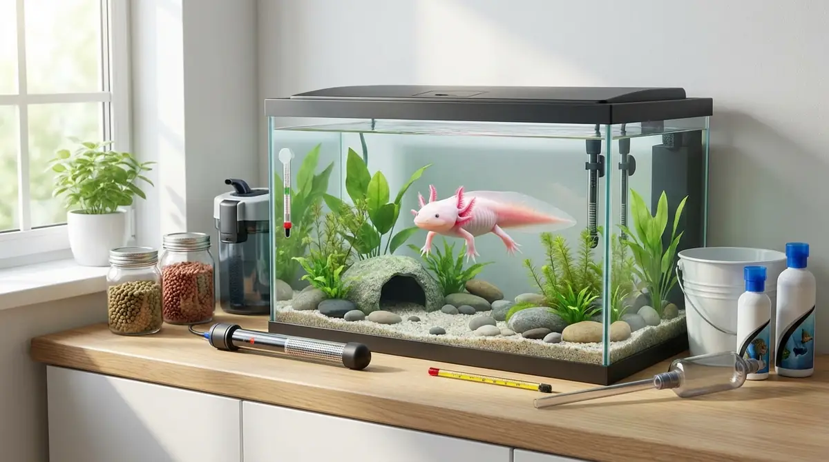 ウーパールーパーの飼い方｜必要なものと初期費用