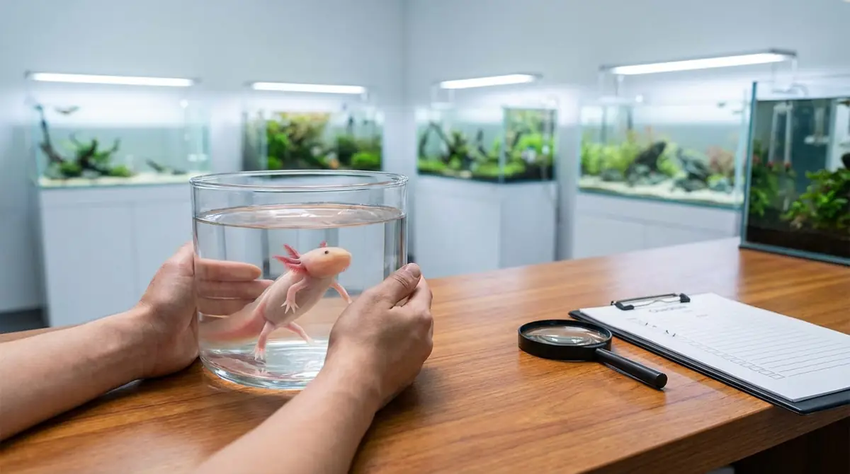 ウーパールーパーの購入方法と健康な個体の選び方