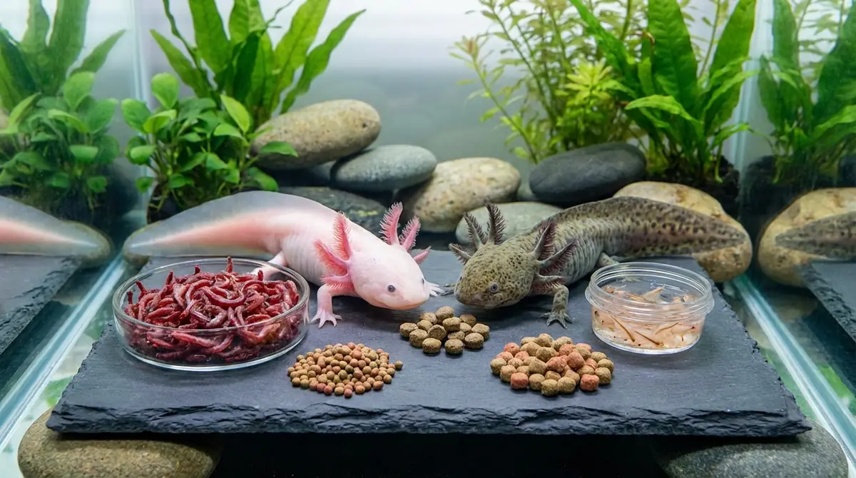 ウーパールーパーの餌やり｜種類・頻度・量を解説