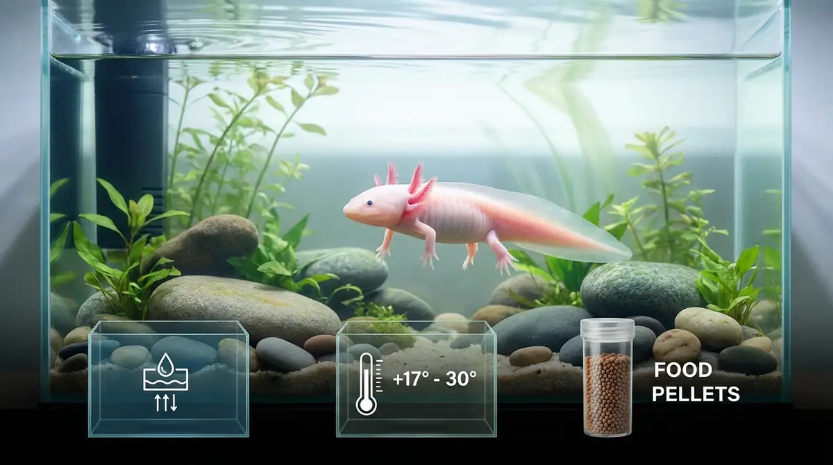 【結論】ウーパールーパーは初心者でも簡単に飼える|ただし3つの条件あり