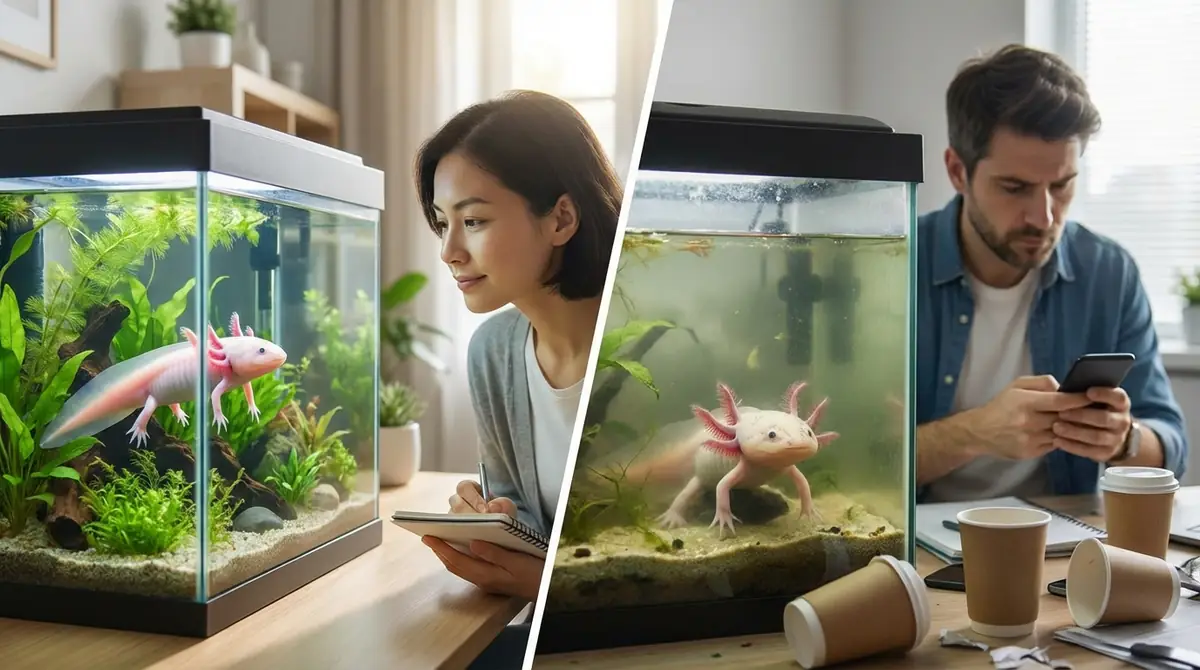 ウーパールーパー飼育に向いている人・向いていない人