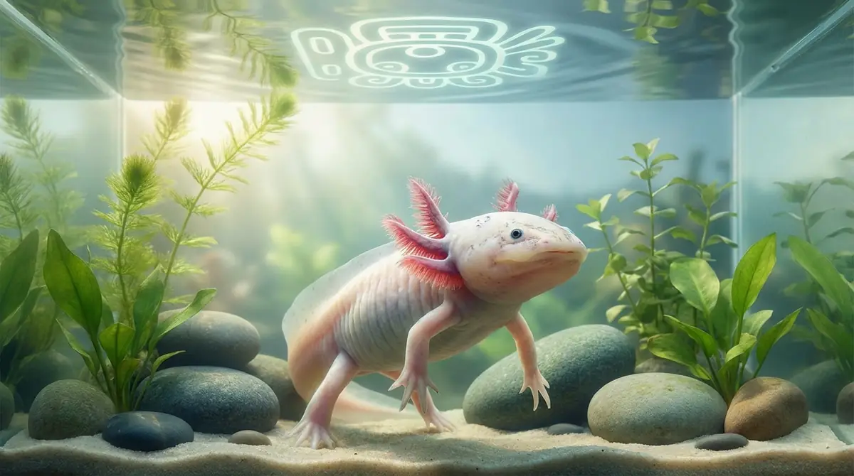 「アホロートル」はナワトル語由来で、一般に「水の怪物」などと訳されますが、語源解釈には複数の説があります