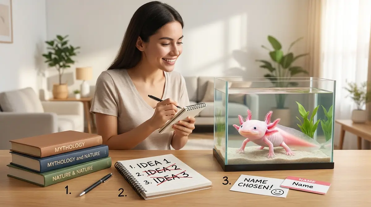 失敗しない！ウーパールーパーの名前の決め方3ステップ