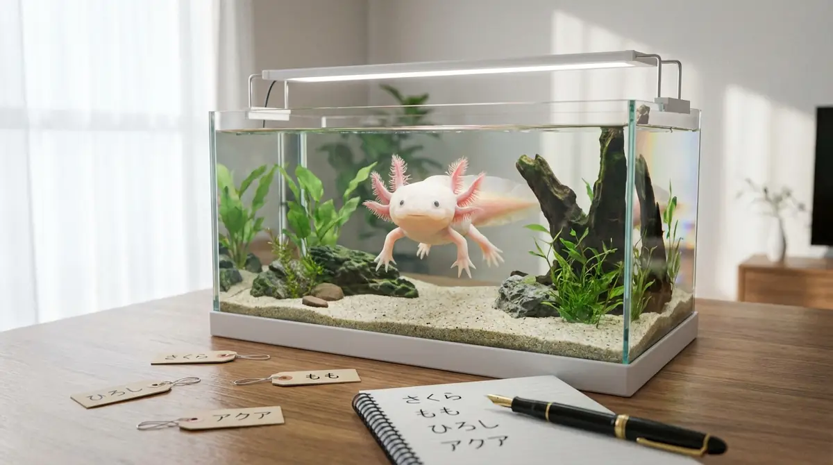 ウーパールーパーに名前をつける時の注意点