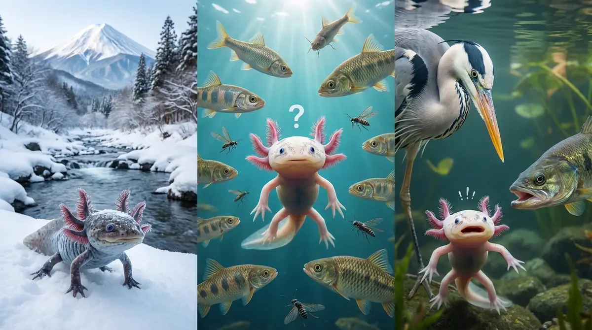 ウーパールーパーが日本で野生化しない3つの理由