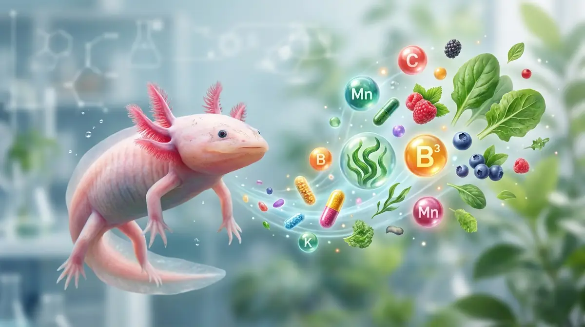 食用ウーパールーパーの栄養価と健康面の特徴