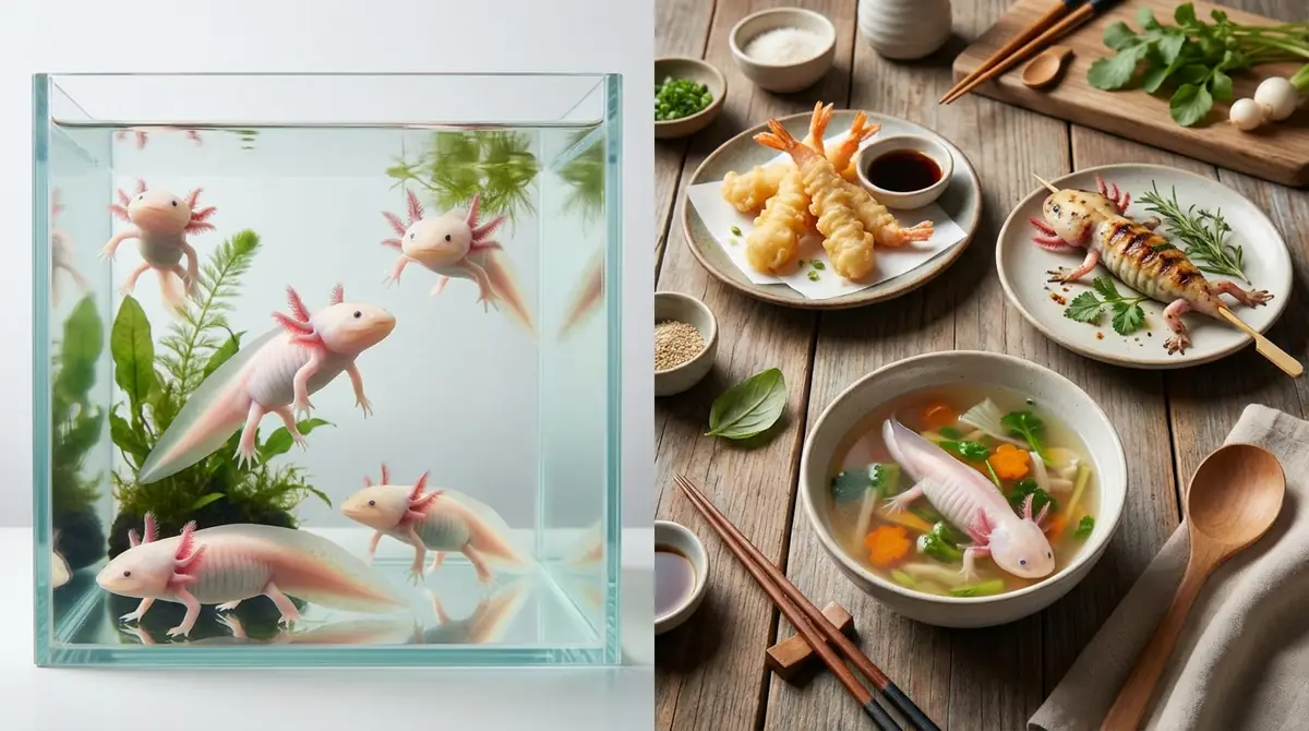 ウーパールーパーの味・食感を調理法別に徹底解説