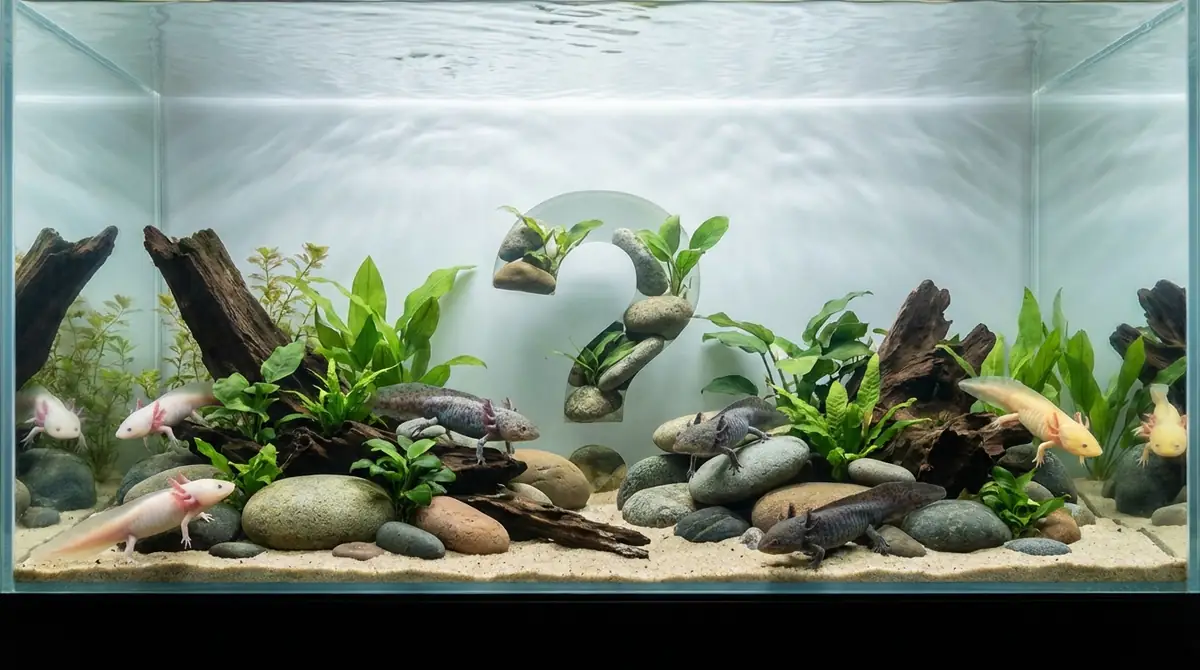 ウーパールーパーの水槽レイアウトでよくある質問