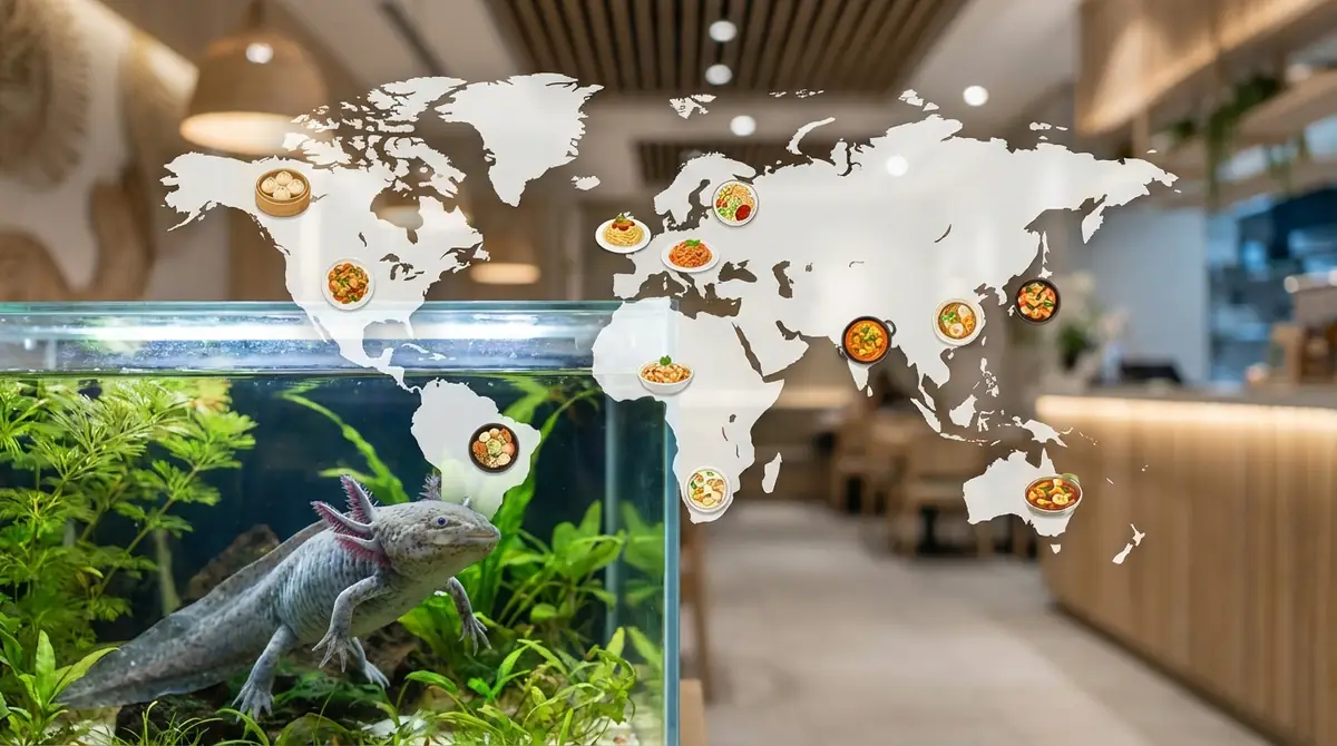 メキシコ以外にウーパールーパーを食べる国はある？