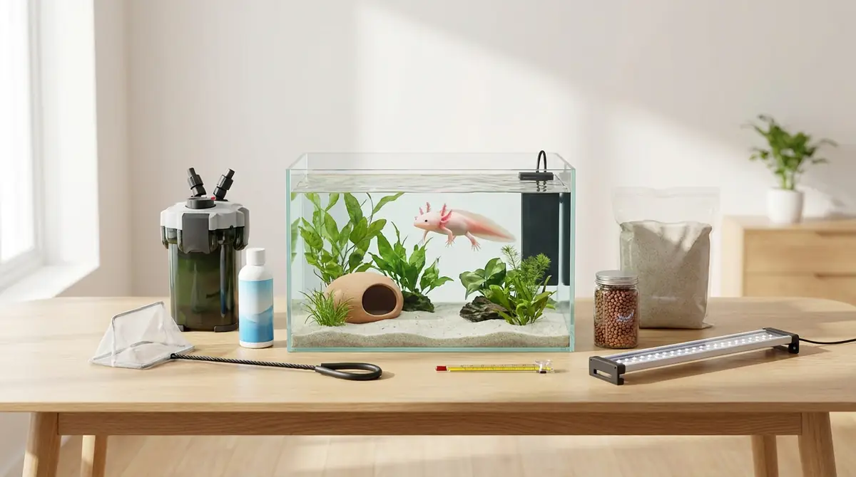 ウーパールーパー飼育セットの中身と費用【結論から解説】