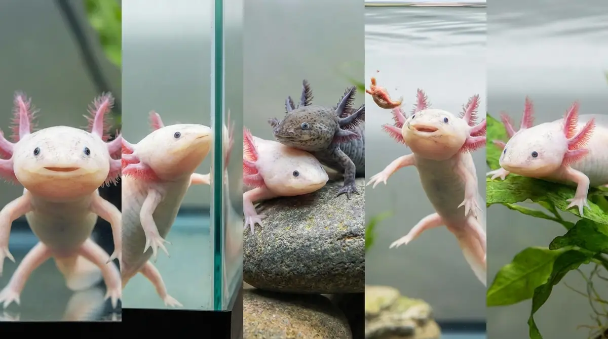 SNSで話題!ウーパールーパーのかわいい瞬間ベスト5