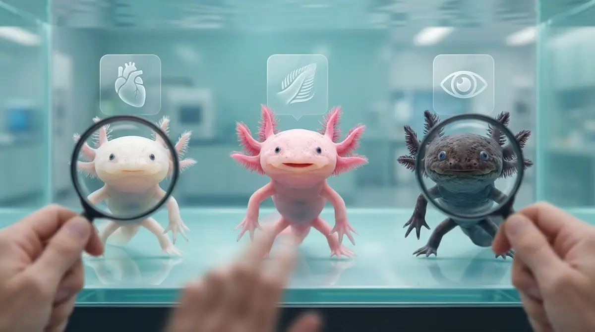 かわいいウーパールーパーを選ぶ3つのポイント