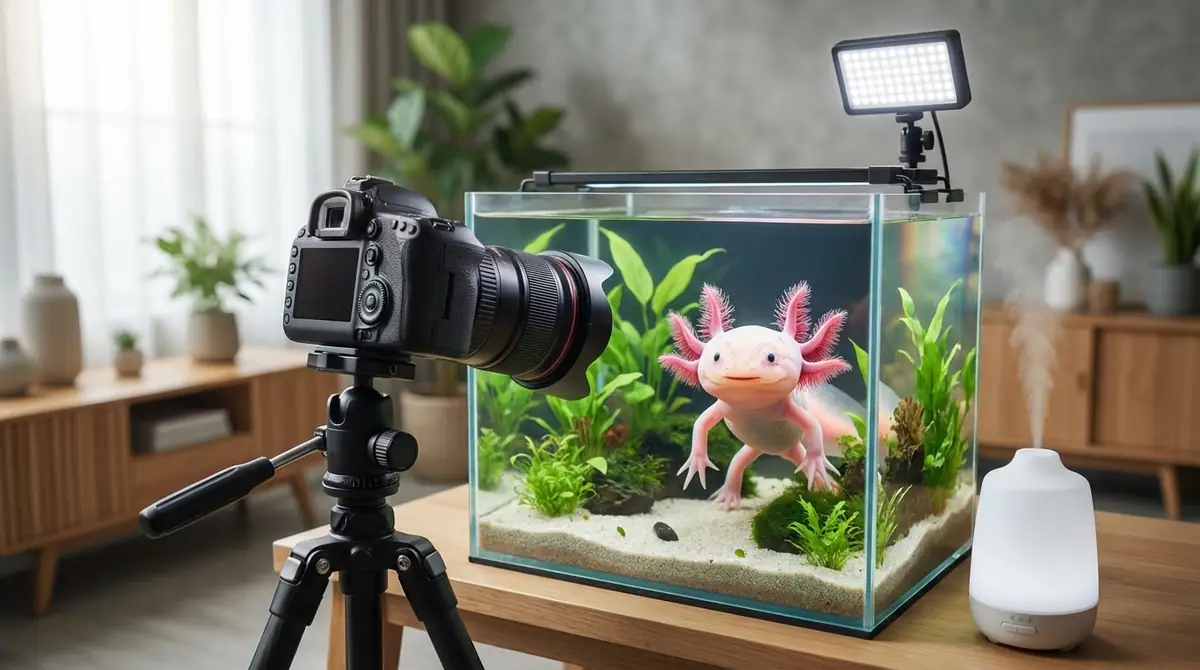 ウーパールーパーをかわいく撮影する3つのコツ