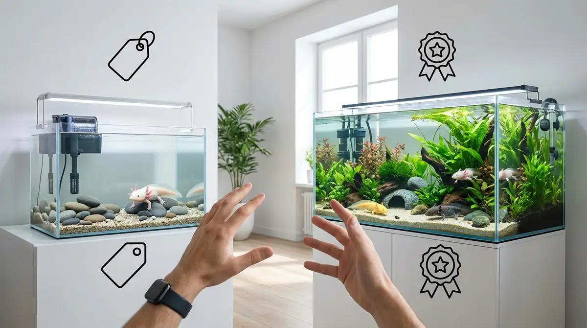 まとめ|ウーパールーパー飼育セットは予算と目的で選ぼう