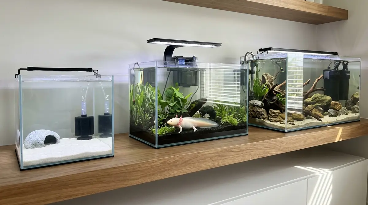 初心者におすすめのウーパールーパー用水槽・飼育セット3選