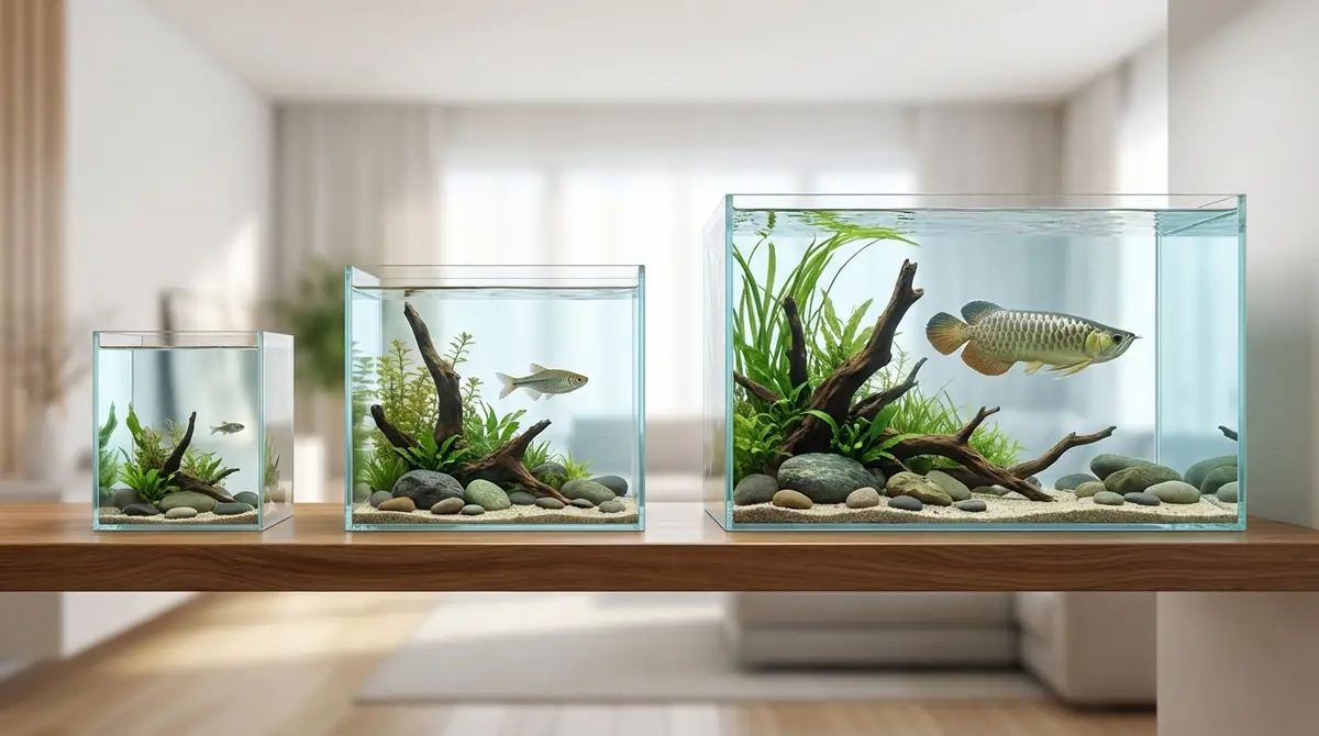 【体長別】成長に合わせた水槽サイズの選び方