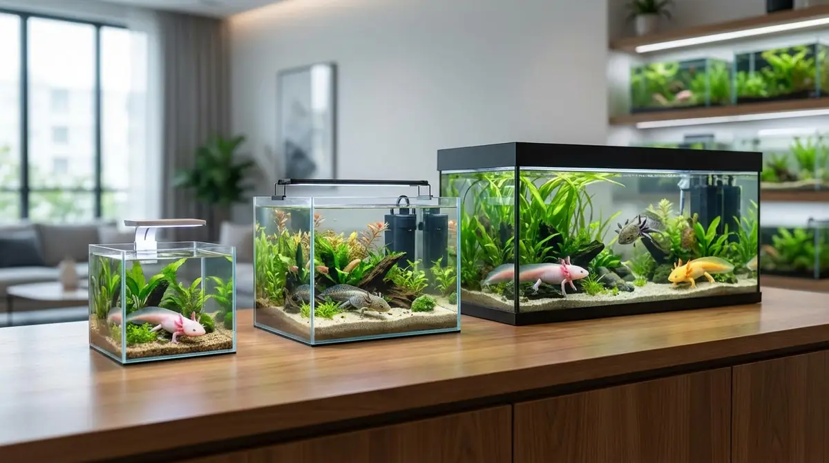 【サイズ別】ウーパールーパーにおすすめの水槽