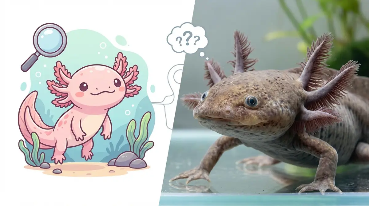 ウーパールーパーとアホロートルの違いは?名前の由来も解説