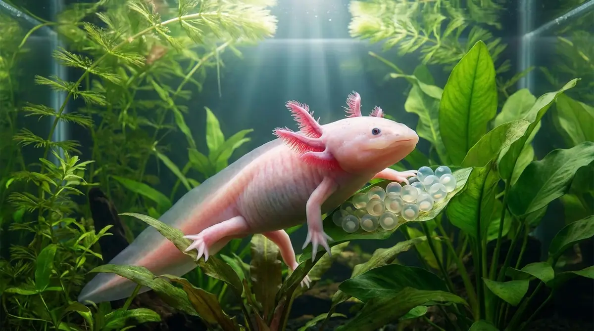 ウーパールーパーが産卵する時期と条件