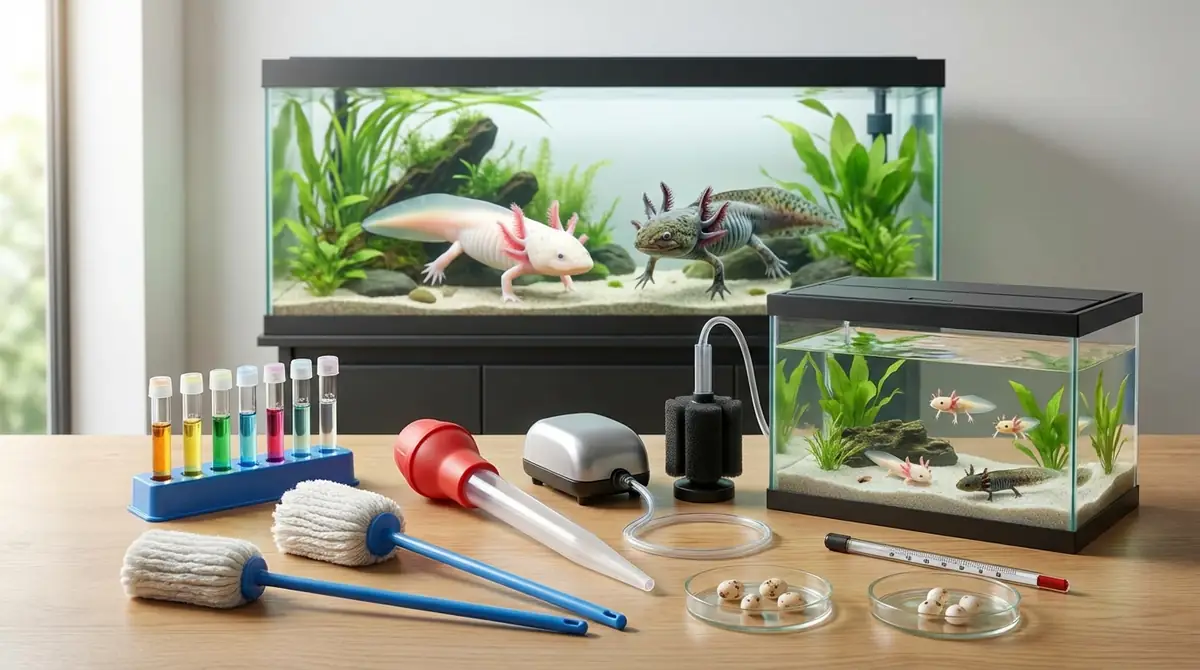 ウーパールーパーの繁殖に必要な道具チェックリスト