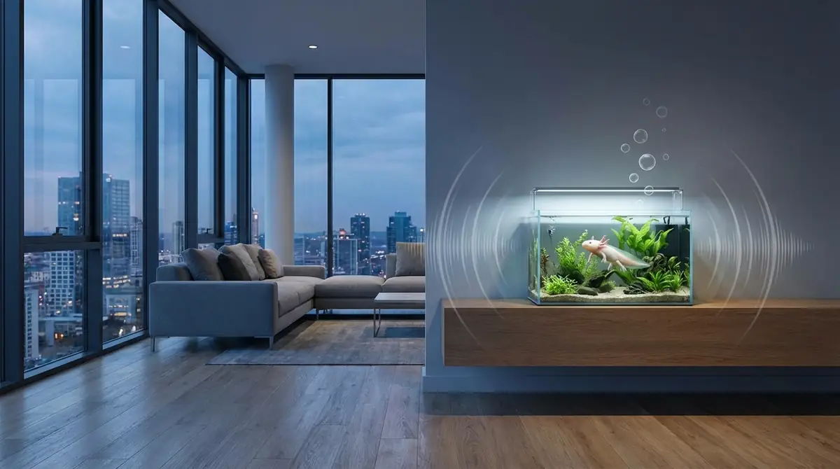 マンションでも安心？ウーパールーパーの鳴き声と騒音問題