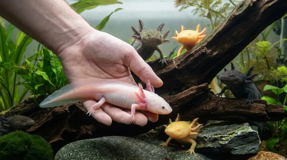 ウーパールーパーが慣れるまでの期間目安と個体差