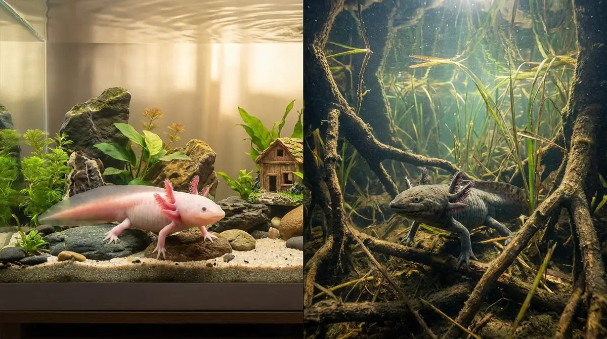 ウーパールーパーの寿命は平均10〜15年【飼育下と野生の違い】