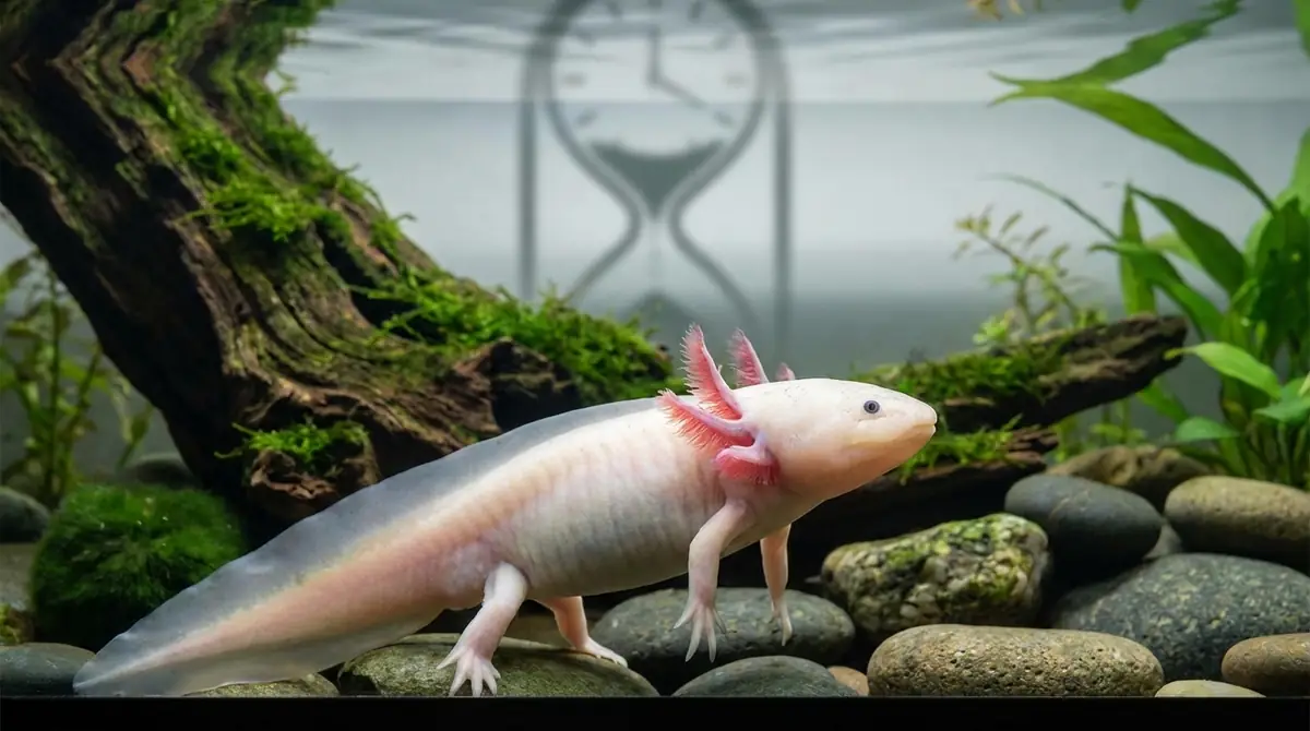 ウーパールーパーの平均寿命は飼育下で10〜15年