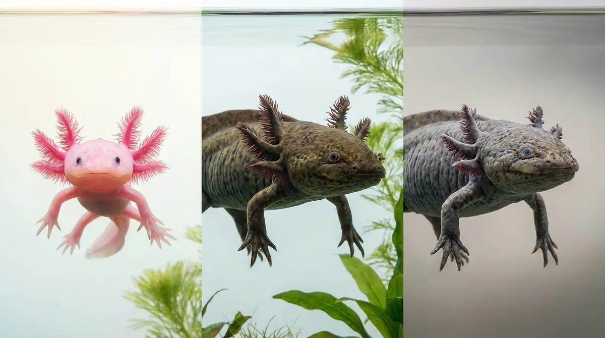 ウーパールーパーの年齢別特徴と老化のサイン