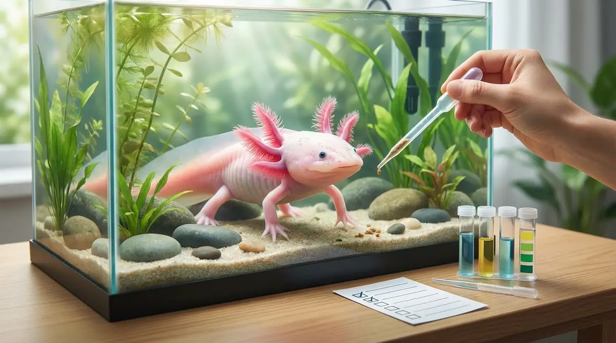 ウーパールーパーを長生きさせる日常ケア【チェックリスト付き】