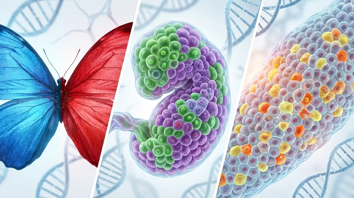 ハーフカラー・キメラ・モザイクの違いを図解で解説