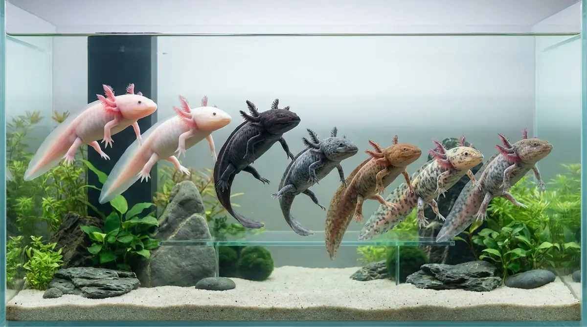 ウーパールーパーのレア種類は全8種｜希少度ランキング一覧