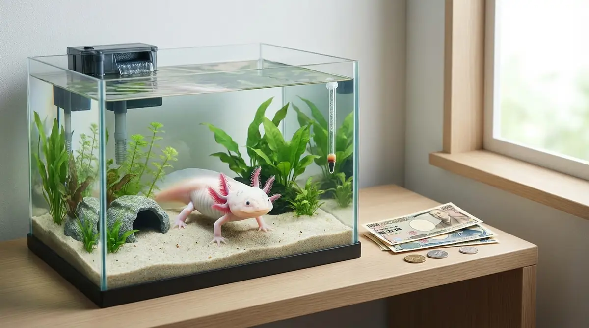 まとめ|ウーパールーパーは総額1〜2万円で飼い始められる