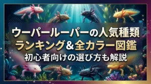 ウーパールーパーの人気種類ランキング＆全カラー図鑑｜初心者向けの選び方も解説