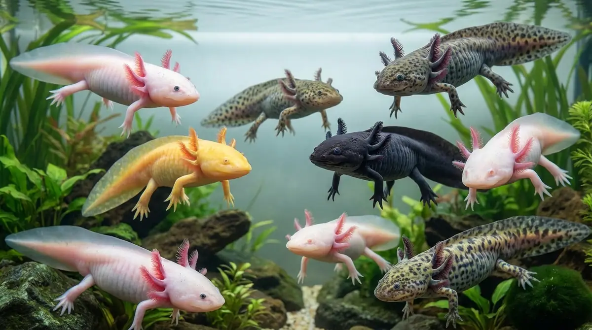 ウーパールーパーの柄・模様【全8種類の特徴を写真で解説】