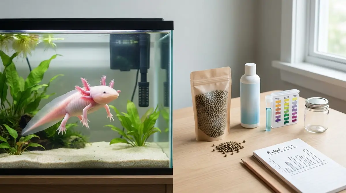 【結論】ウーパールーパーの月々の維持費は1,000〜3,000円