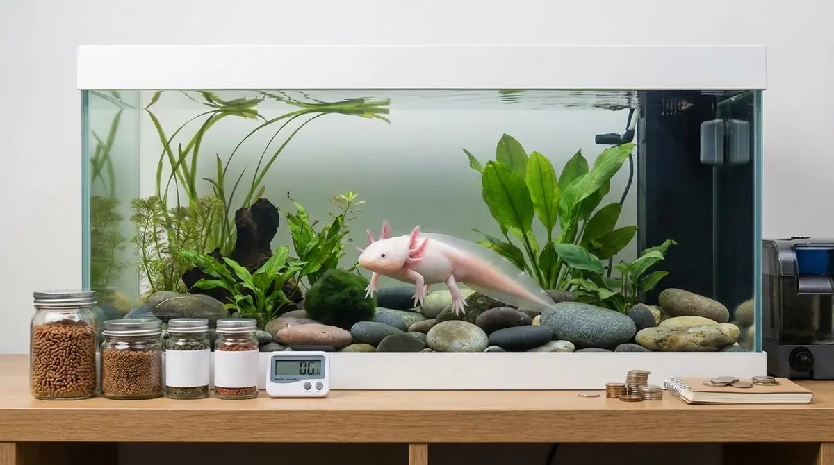 ウーパールーパーの維持費を項目別に詳しく解説