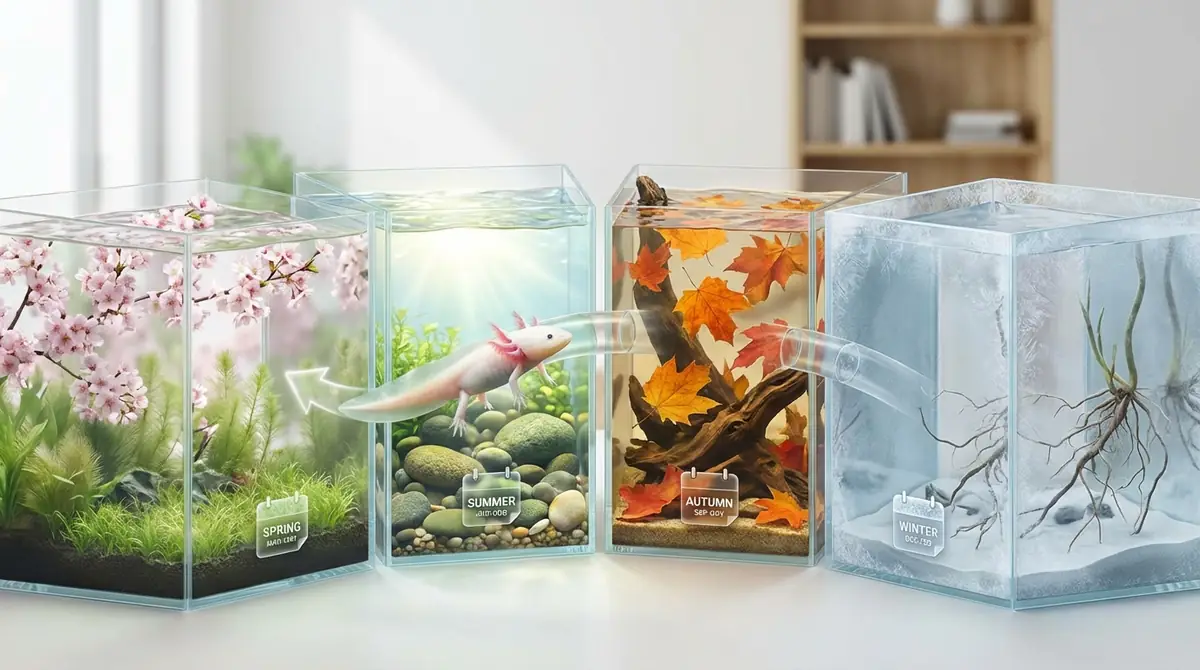 ウーパールーパーの購入時期を季節・月別に解説