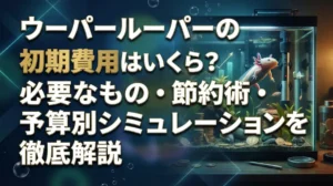 ウーパールーパーの初期費用はいくら？必要なもの・節約術・予算別シミュレーションを徹底解説