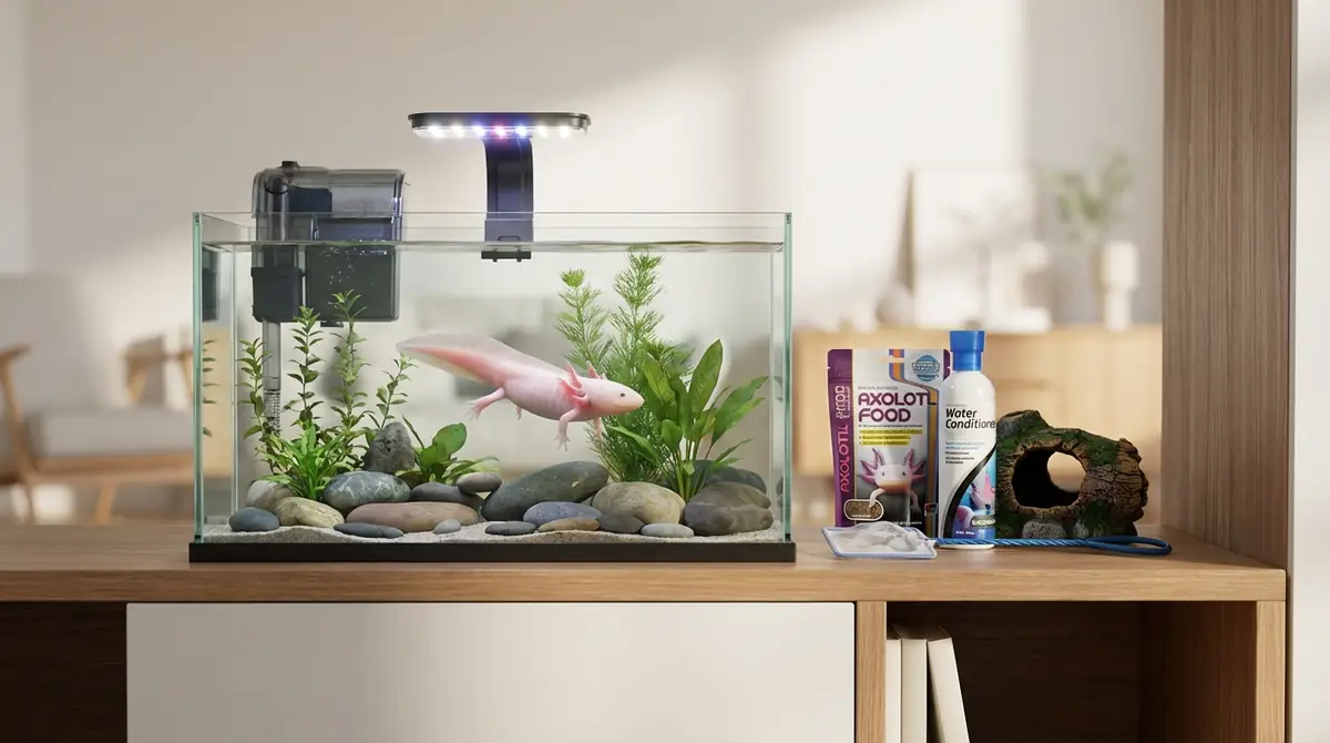 ウーパールーパーの初期費用は1万円〜3万円が目安【結論】