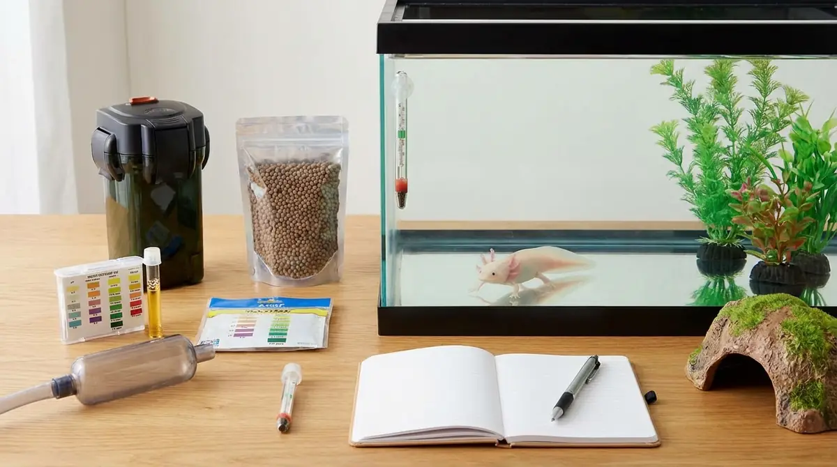 【保存版】ウーパールーパーを迎える前の買い物チェックリスト